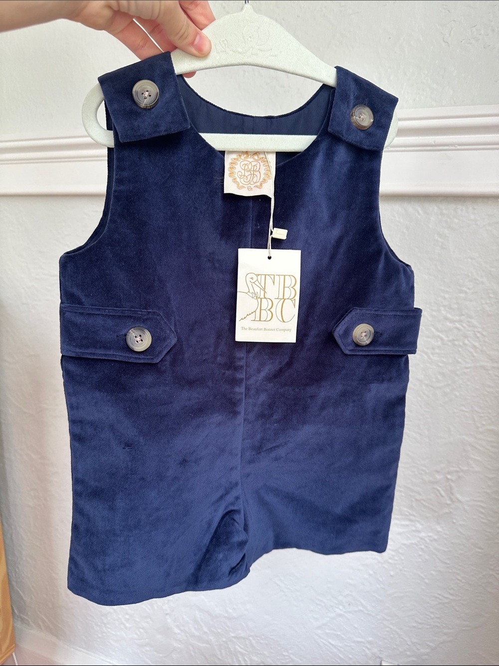 Jack Keene Jon Jon - Velveteen 1167 - Nantucket Navy